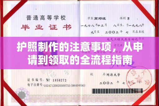 微山护照制作的注意事项，从申请到领取的全流程指南