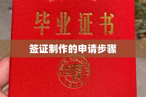 微山签证制作的申请步骤