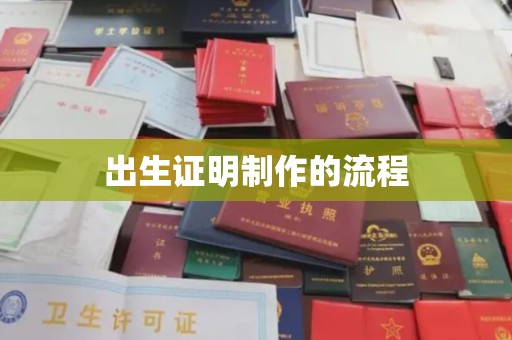 微山出生证明制作的流程