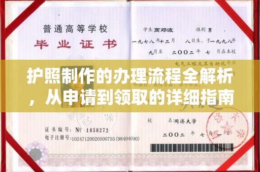 微山护照制作的办理流程全解析，从申请到领取的详细指南